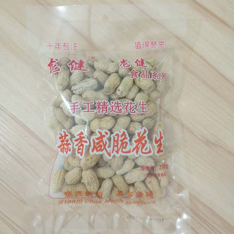 龙健蒜香咸脆花生210g