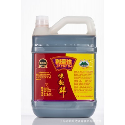 广东开平 利是达味极鲜酿造酱油 1.6升(1.6L) 6罐/箱